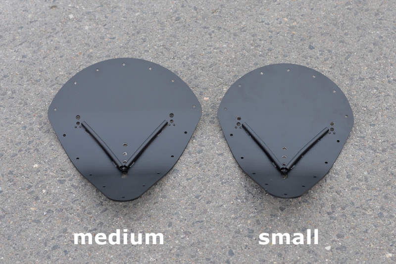 Bobber Sitz-Kit in edelstahl, Twin Shock